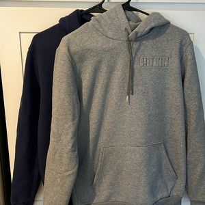 Puma bundle 2 Puma hoodies and 3 joggers